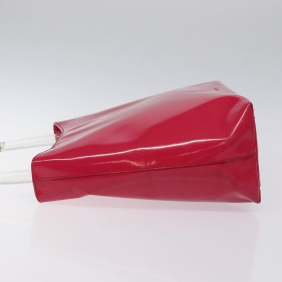 PRADA Shoulder Bag Enamel Pink Auth - Picture 5 of 15